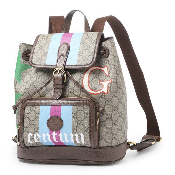 Gucci Handbags - Gucci Backpack Beige Tan HORSE RACING